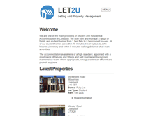 Tablet Screenshot of let2u.co.uk